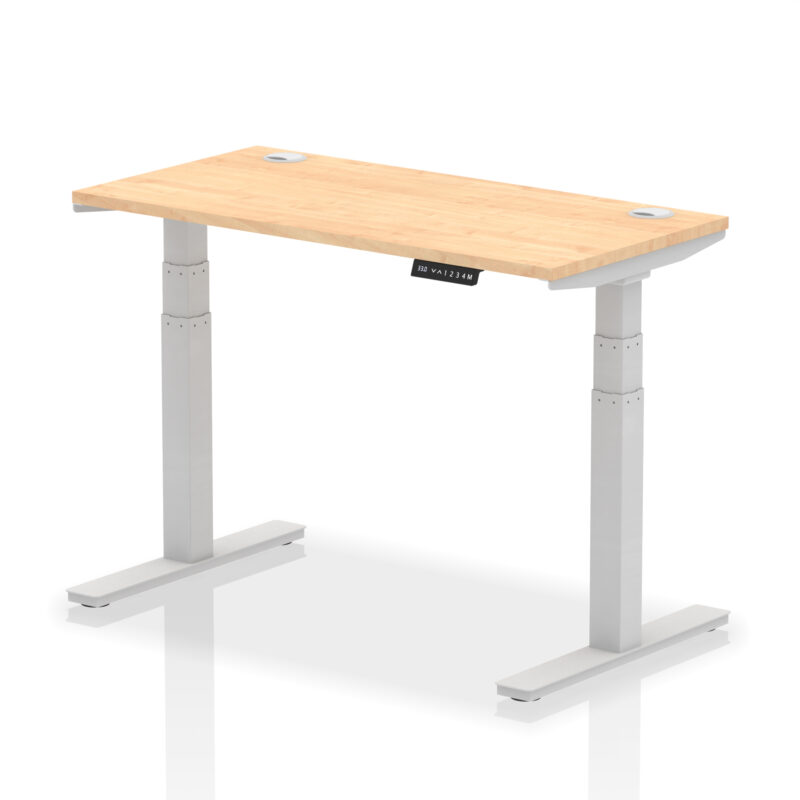 Breeze Height Adjustable Slimline Desk With Cable Ports - Image 15