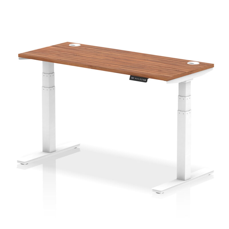 Breeze Height Adjustable Slimline Desk With Cable Ports - Image 65
