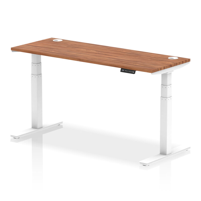 Breeze Height Adjustable Slimline Desk With Cable Ports - Image 101