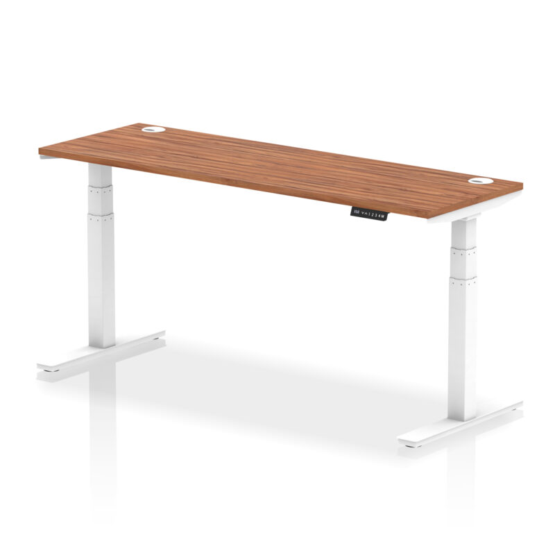 Breeze Height Adjustable Slimline Desk With Cable Ports - Image 137