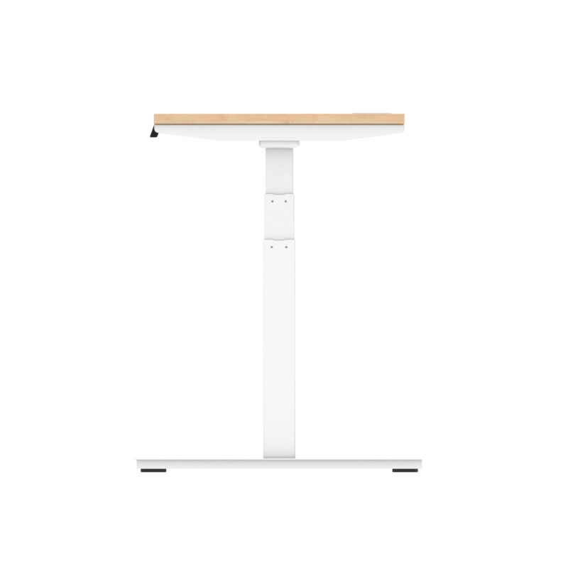 Breeze Height Adjustable Slimline Desk With Cable Ports - Image 90