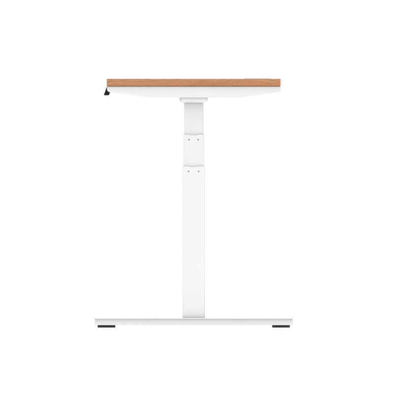 Breeze Height Adjustable Slimline Desk With Cable Ports - Image 24