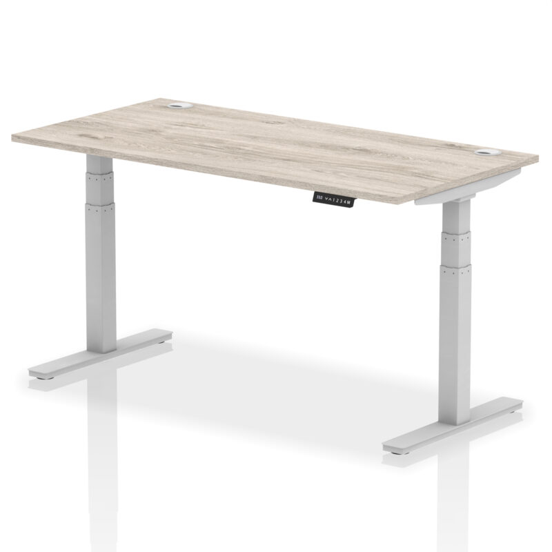 Breeze Height Adjustable Desk With Cable Ports - Image 81
