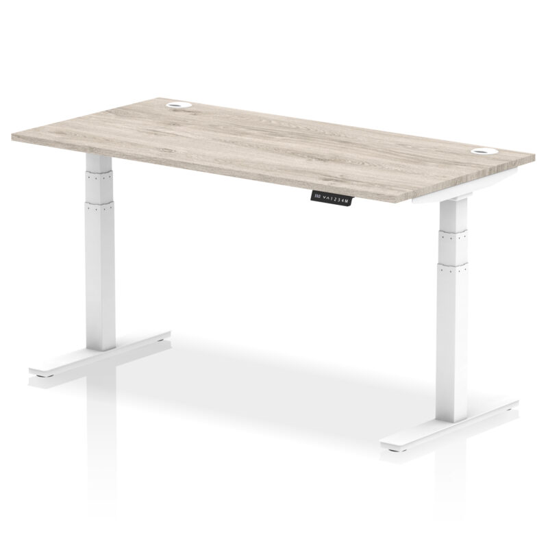 Breeze Height Adjustable Desk With Cable Ports - Image 83