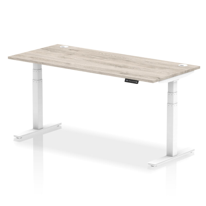 Breeze Height Adjustable Desk With Cable Ports - Image 119