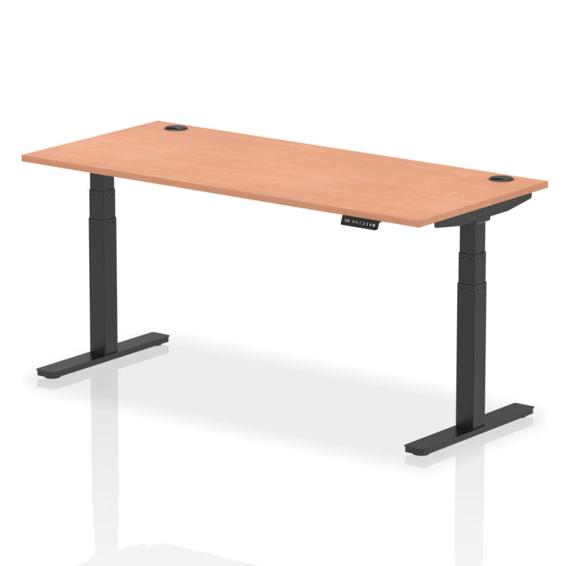 Breeze Height Adjustable Desk With Cable Ports - Image 109