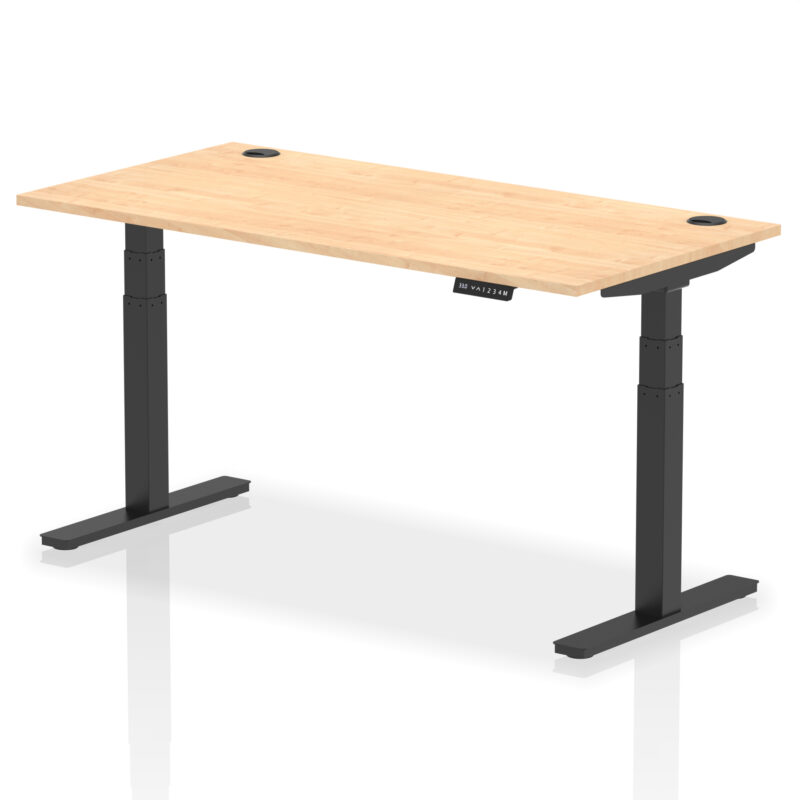 Breeze Height Adjustable Desk With Cable Ports - Image 85