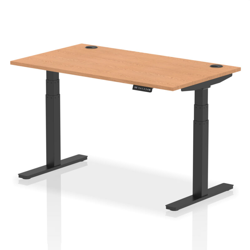 Breeze Height Adjustable Desk With Cable Ports - Image 55