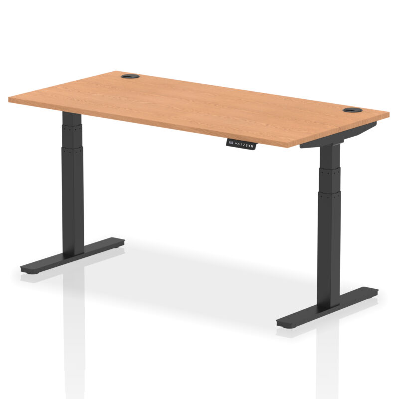 Breeze Height Adjustable Desk With Cable Ports - Image 91