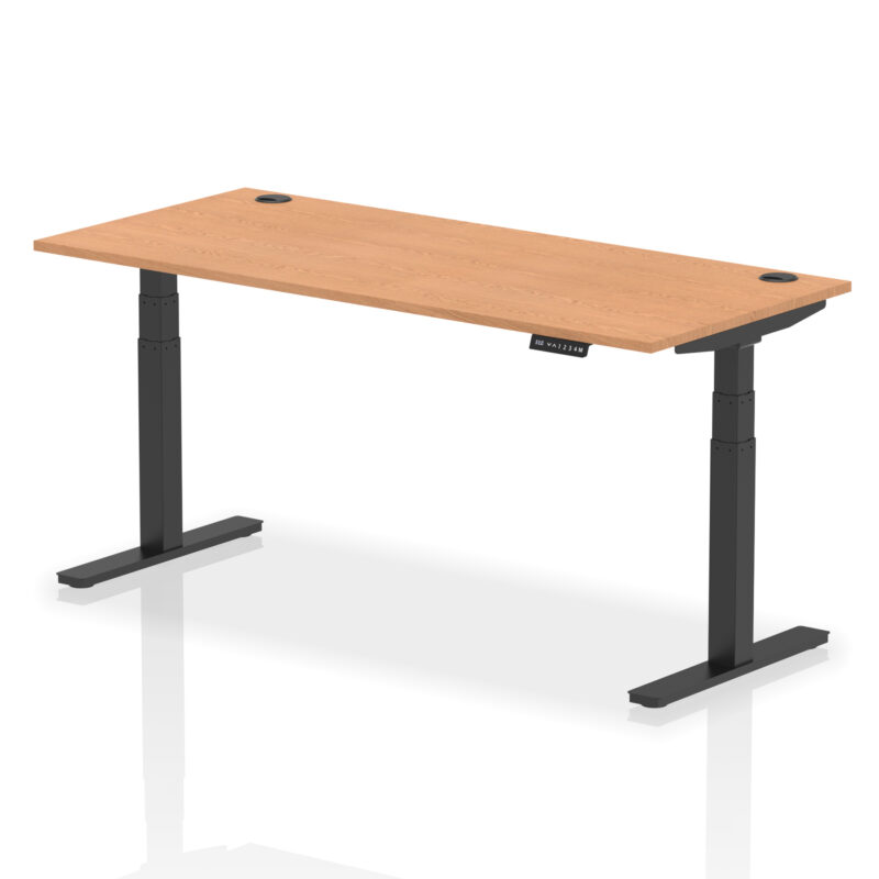 Breeze Height Adjustable Desk With Cable Ports - Image 127