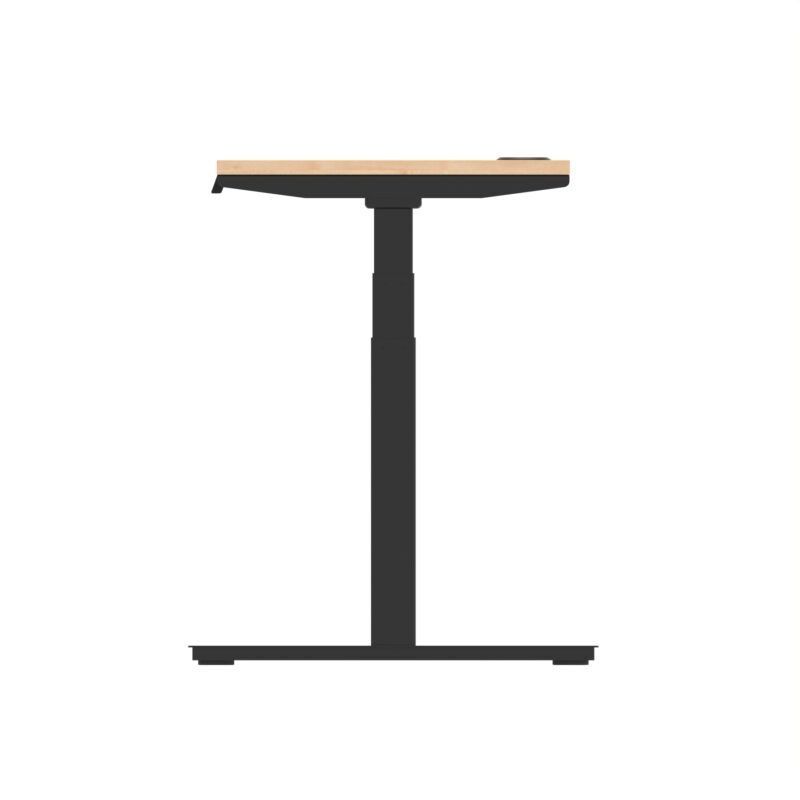 Breeze Height Adjustable Slimline Desk With Cable Ports - Image 50