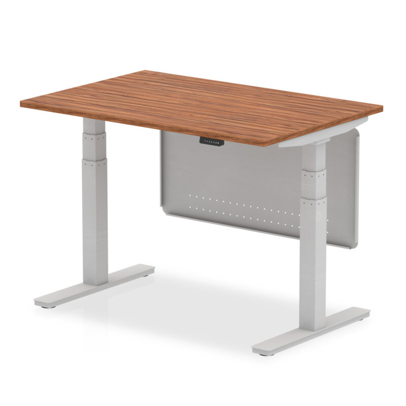 Breeze Height Adjustable Desk without Cable Ports with Steel Modesty Panel - Image 14
