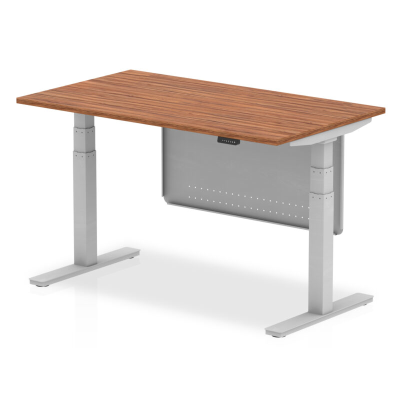 Breeze Height Adjustable Desk without Cable Ports with Steel Modesty Panel - Image 32