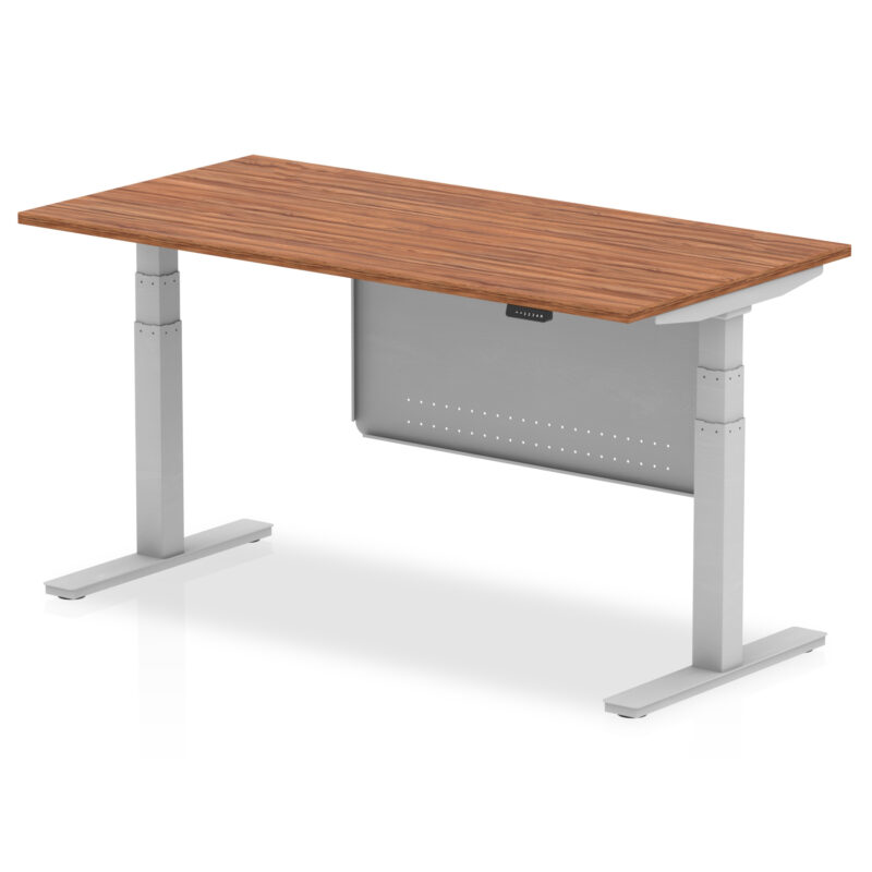 Breeze Height Adjustable Desk without Cable Ports with Steel Modesty Panel - Image 50