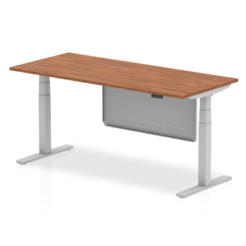 Breeze Height Adjustable Desk without Cable Ports with Steel Modesty Panel - Image 68