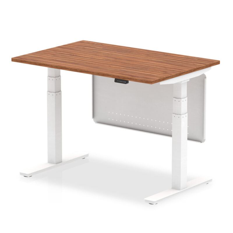 Breeze Height Adjustable Desk without Cable Ports with Steel Modesty Panel - Image 15