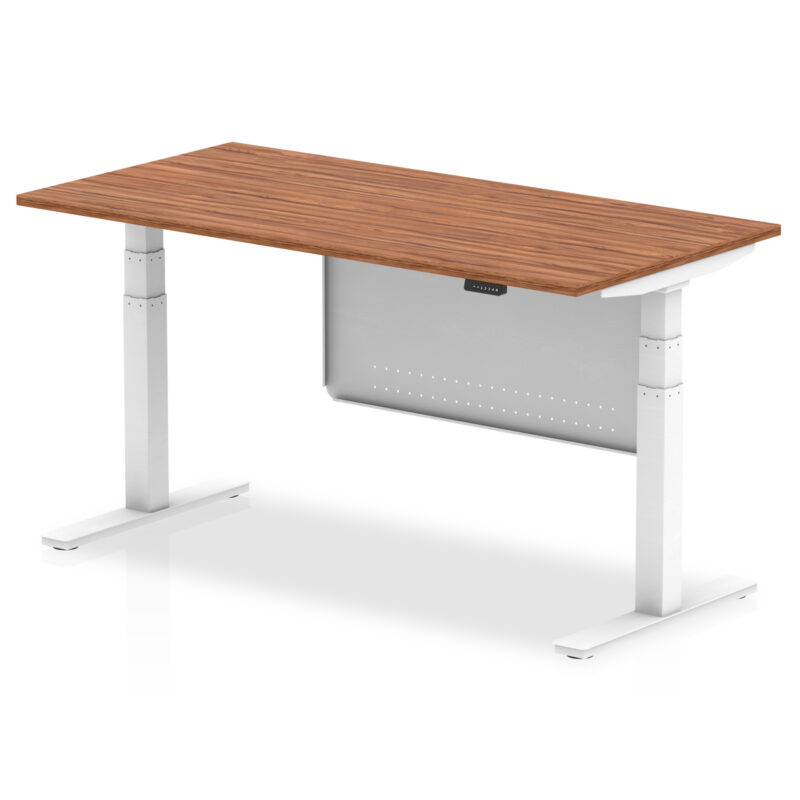 Breeze Height Adjustable Desk without Cable Ports with Steel Modesty Panel - Image 51