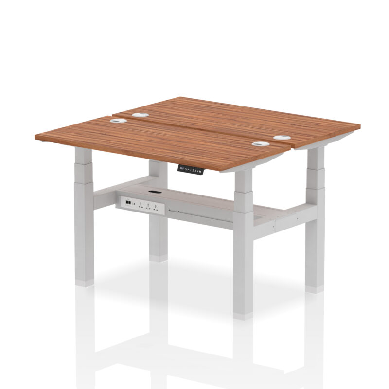Breeze Back-to-Back Slimline Height Adjustable Bench Desk - 2 Person - Image 17