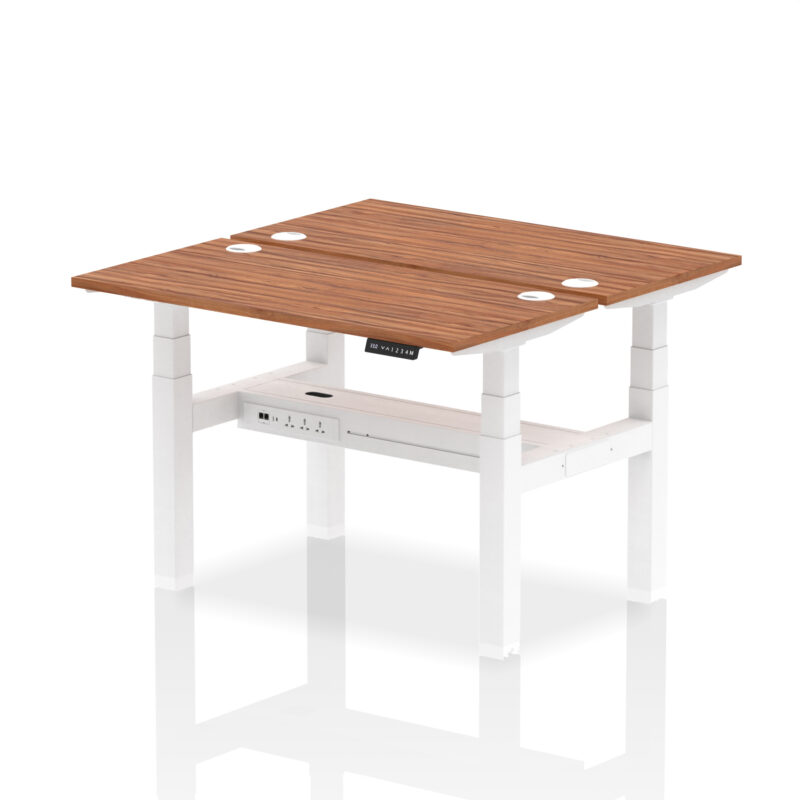 Breeze Back-to-Back Slimline Height Adjustable Bench Desk - 2 Person - Image 18