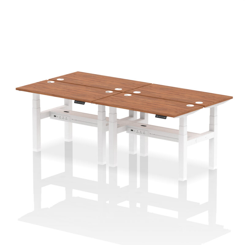 Breeze Back-to-Back Slimline Height Adjustable Bench Desk - 4 Person - Image 18