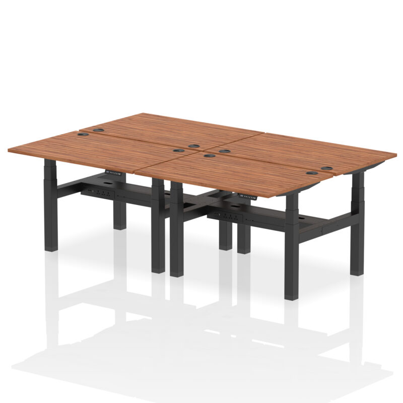 Breeze Back-to-Back Height Adjustable Bench Desk - 4 Person - Image 16