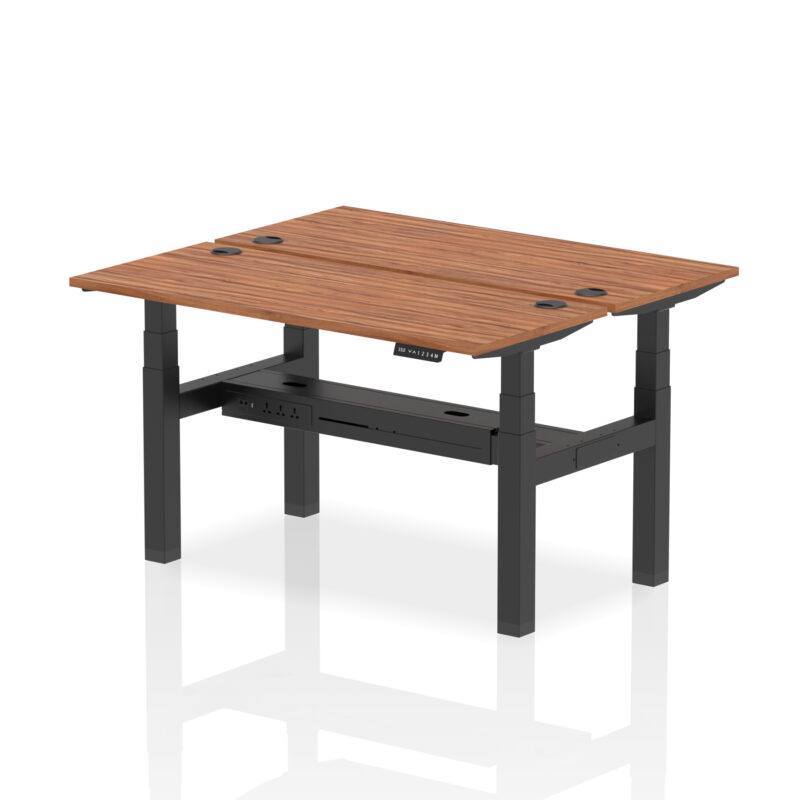 Breeze Back-to-Back Slimline Height Adjustable Bench Desk - 2 Person - Image 37
