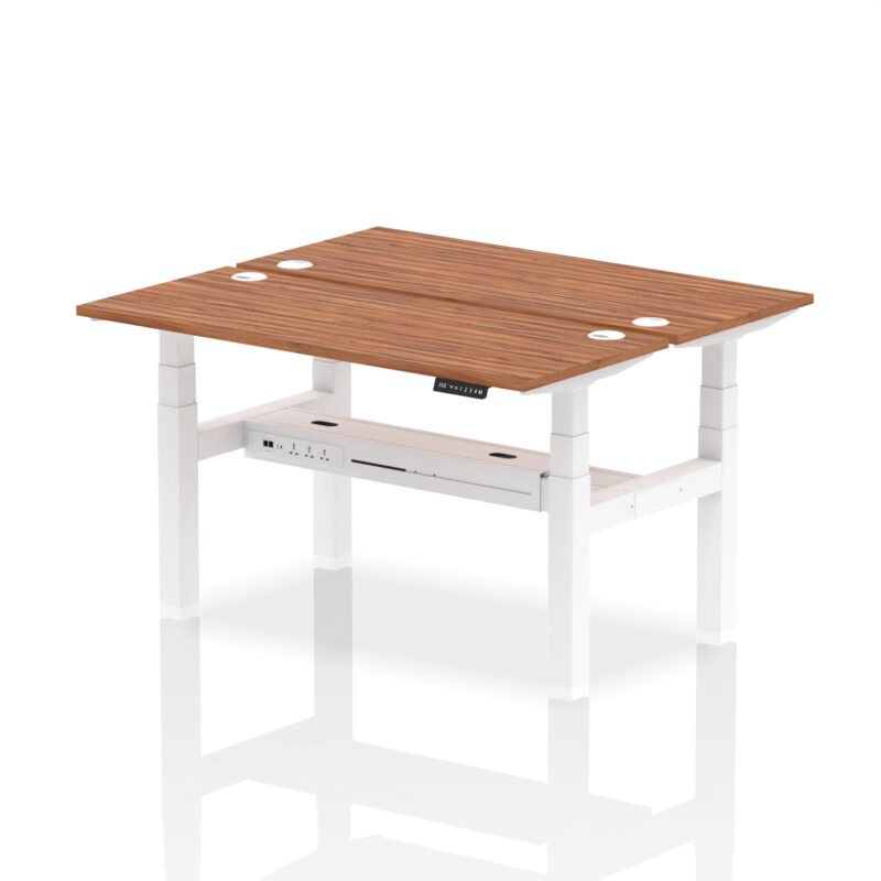 Breeze Back-to-Back Slimline Height Adjustable Bench Desk - 2 Person - Image 39