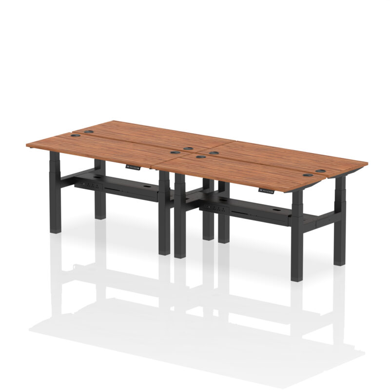 Breeze Back-to-Back Slimline Height Adjustable Bench Desk - 4 Person - Image 37