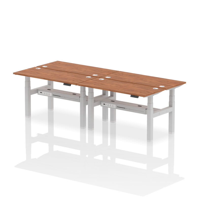 Breeze Back-to-Back Slimline Height Adjustable Bench Desk - 4 Person - Image 38