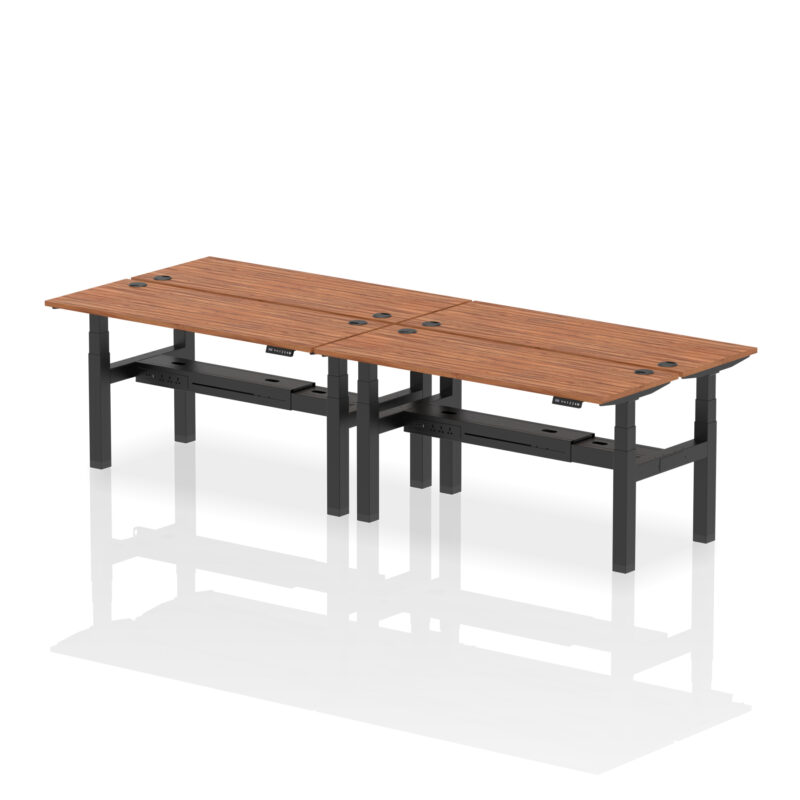 Breeze Back-to-Back Slimline Height Adjustable Bench Desk - 4 Person - Image 58