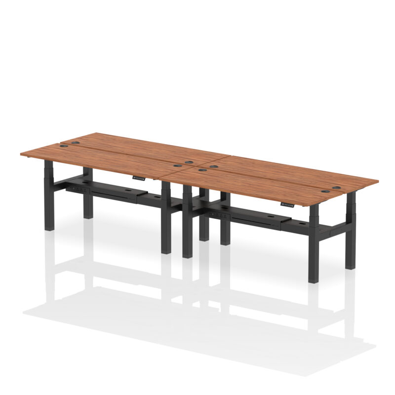 Breeze Back-to-Back Slimline Height Adjustable Bench Desk - 4 Person - Image 79