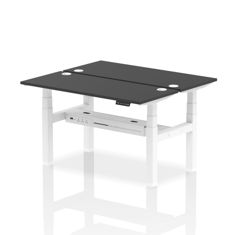 Breeze Back-to-Back Slimline Height Adjustable Bench Desk - 2 Person - Image 27
