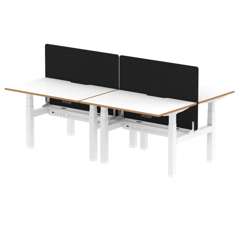 Kotto Air Back-to-Back Height Adjustable Bench Desk - Image 5