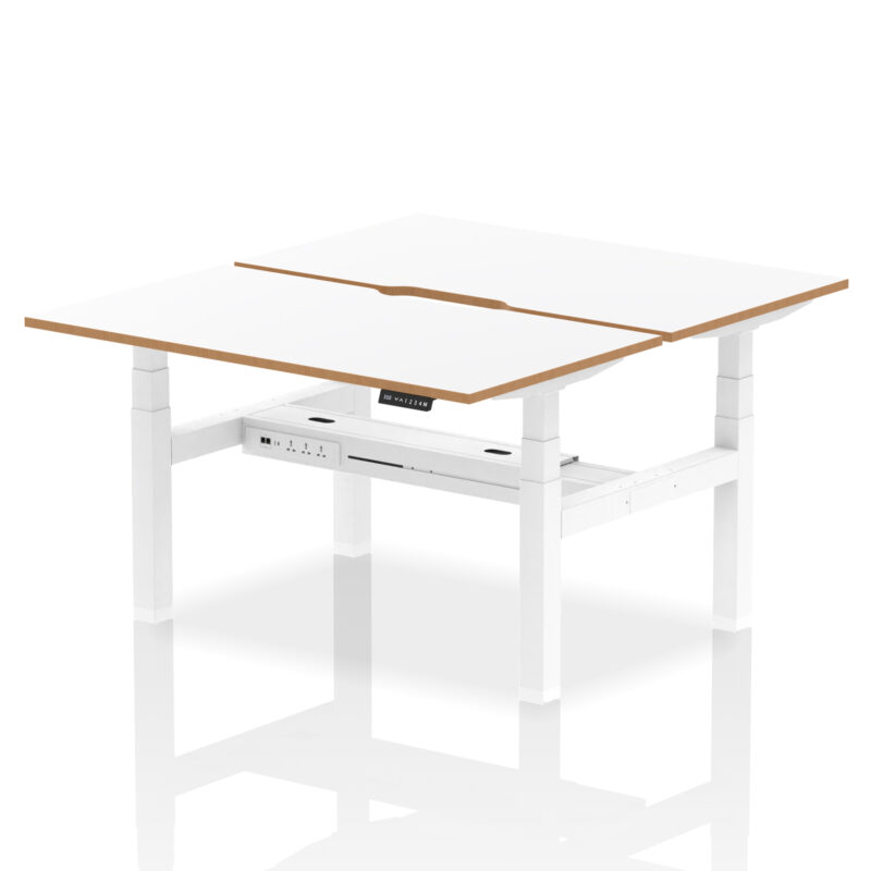 Kotto Air Back-to-Back Height Adjustable Bench Desk - Image 7