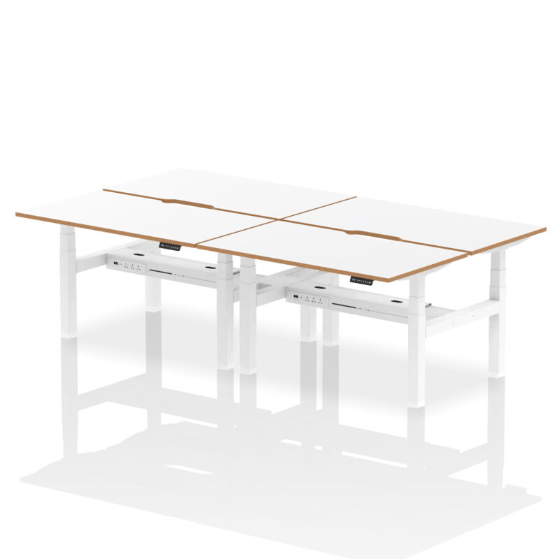 Kotto Air Back-to-Back Height Adjustable Bench Desk - Image 8