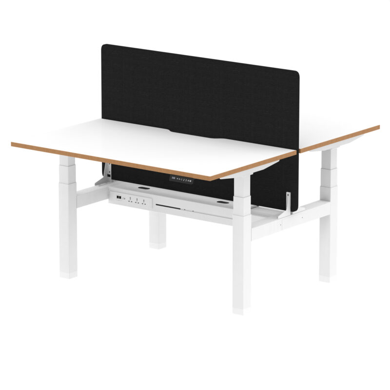 Kotto Air Back-to-Back Height Adjustable Bench Desk - Image 10