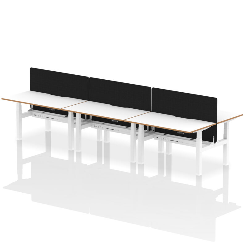 Kotto Air Back-to-Back Height Adjustable Bench Desk - Image 12