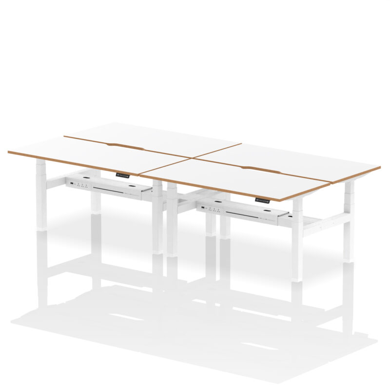 Kotto Air Back-to-Back Height Adjustable Bench Desk - Image 14