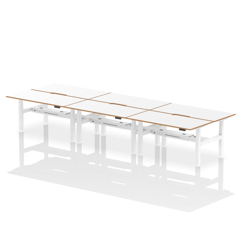 Kotto Air Back-to-Back Height Adjustable Bench Desk - Image 15