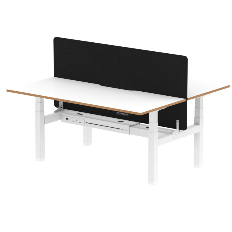 Kotto Air Back-to-Back Height Adjustable Bench Desk - Image 16