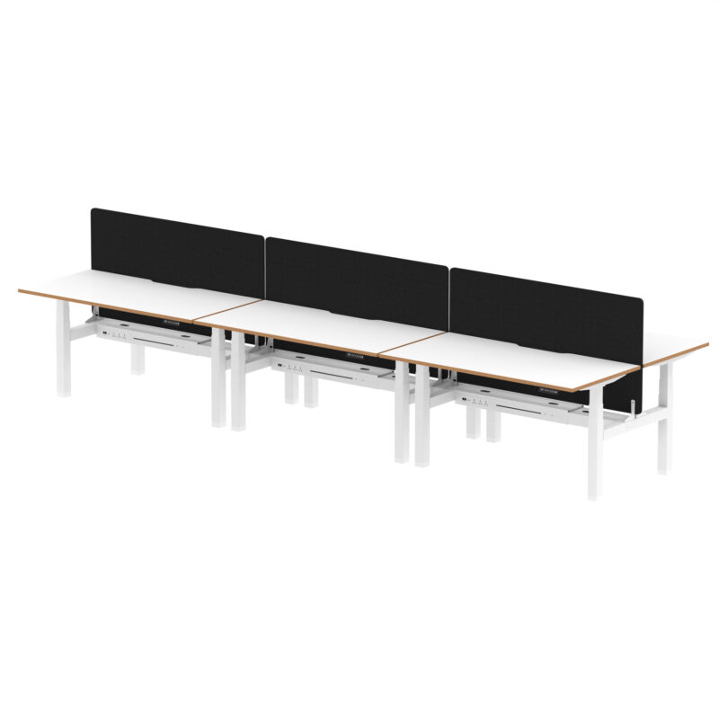 Kotto Air Back-to-Back Height Adjustable Bench Desk - Image 18