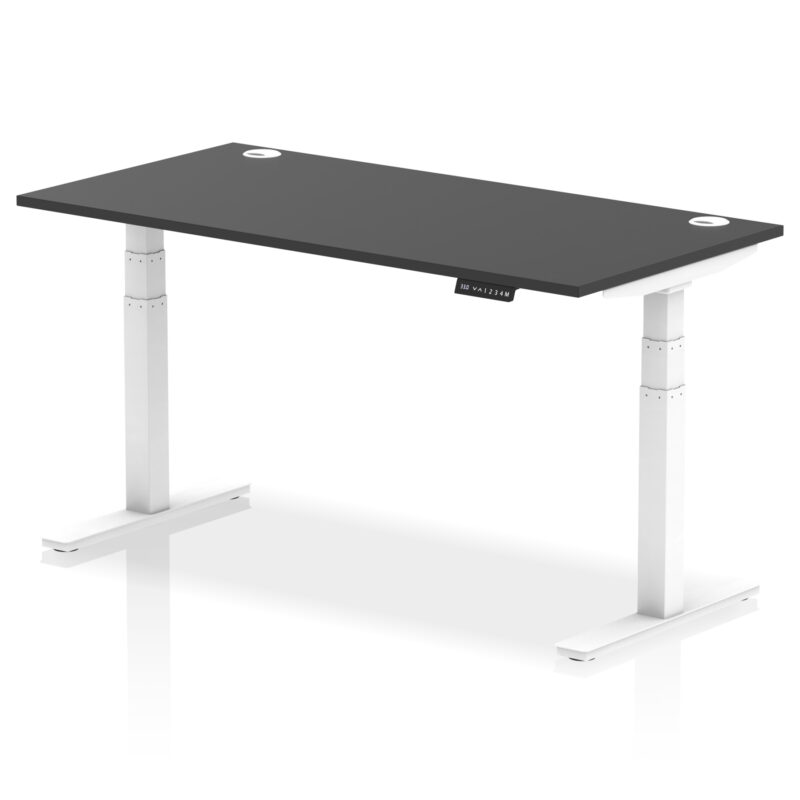 Breeze Height Adjustable Desk With Cable Ports - Image 161