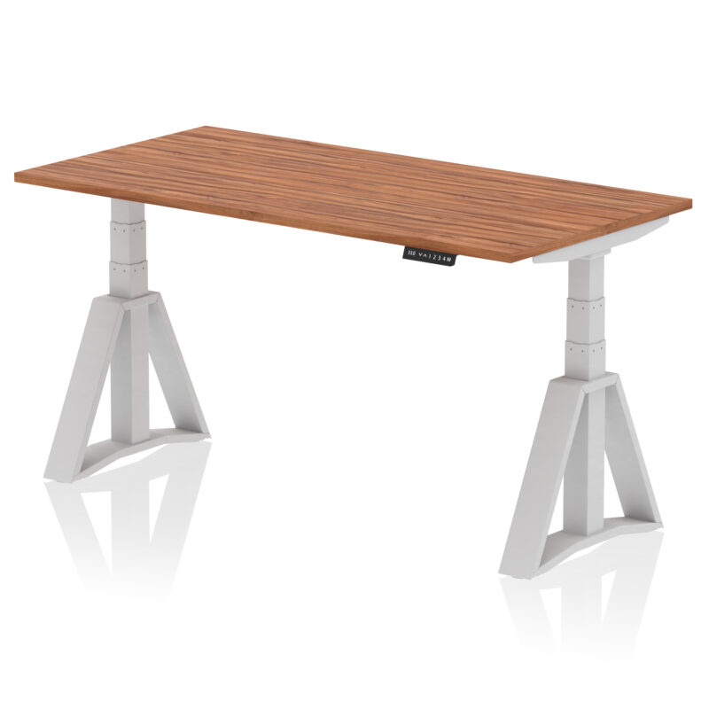 Breeze Height Adjustable Desk without Cable Ports With Piste Foot - Image 7