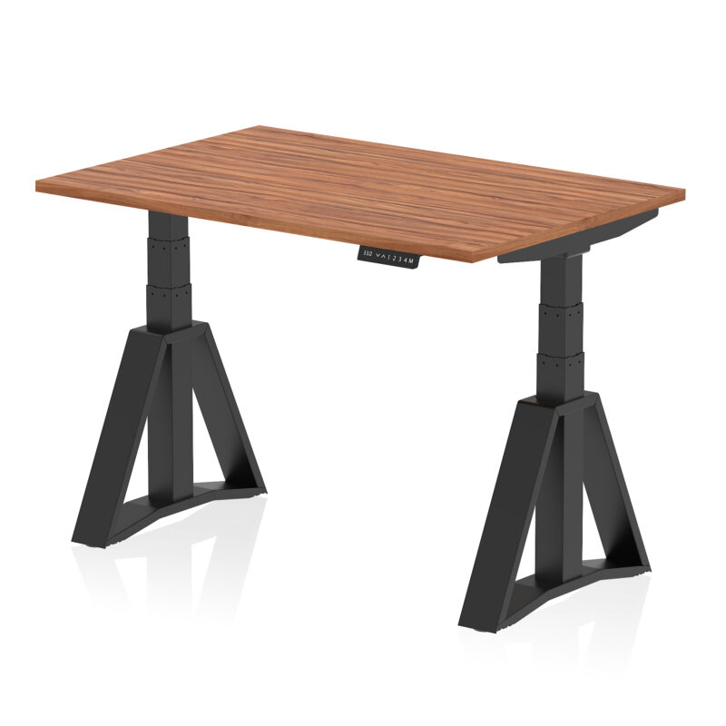 Breeze Height Adjustable Desk without Cable Ports With Piste Foot - Image 53
