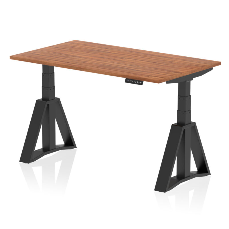 Breeze Height Adjustable Desk without Cable Ports With Piste Foot - Image 54