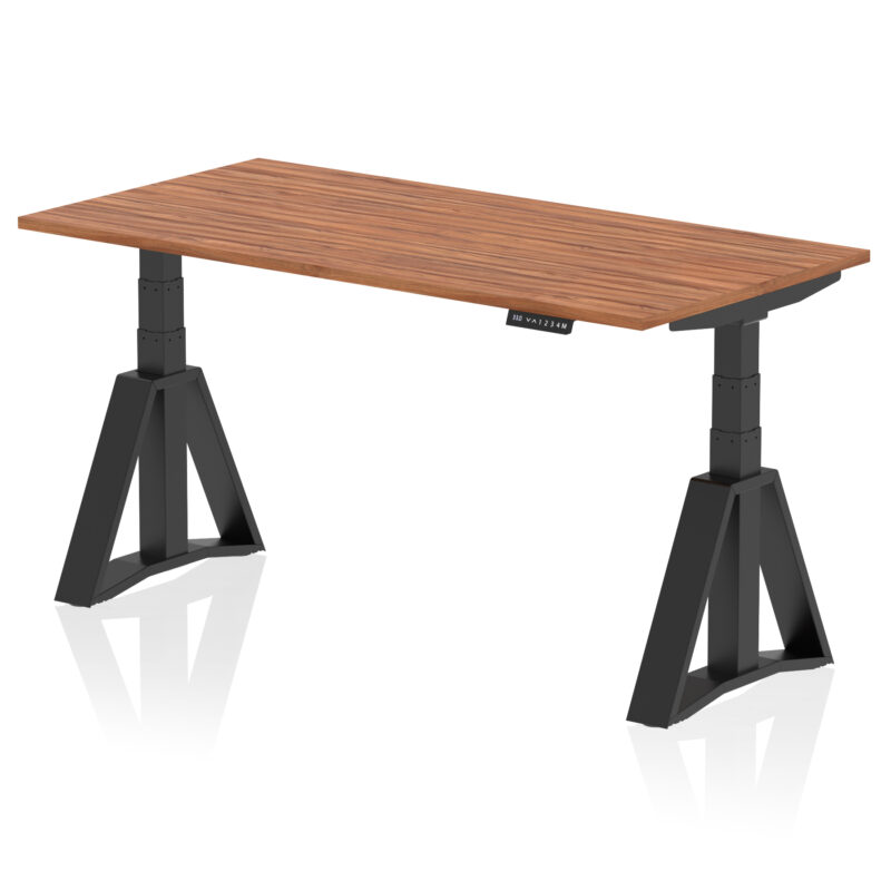 Breeze Height Adjustable Desk without Cable Ports With Piste Foot - Image 55