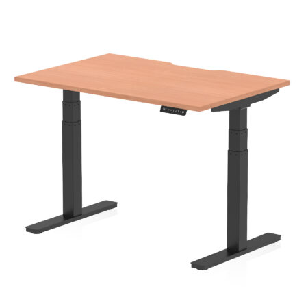Breeze Scalloped Edge Height Adjustable Office Desk