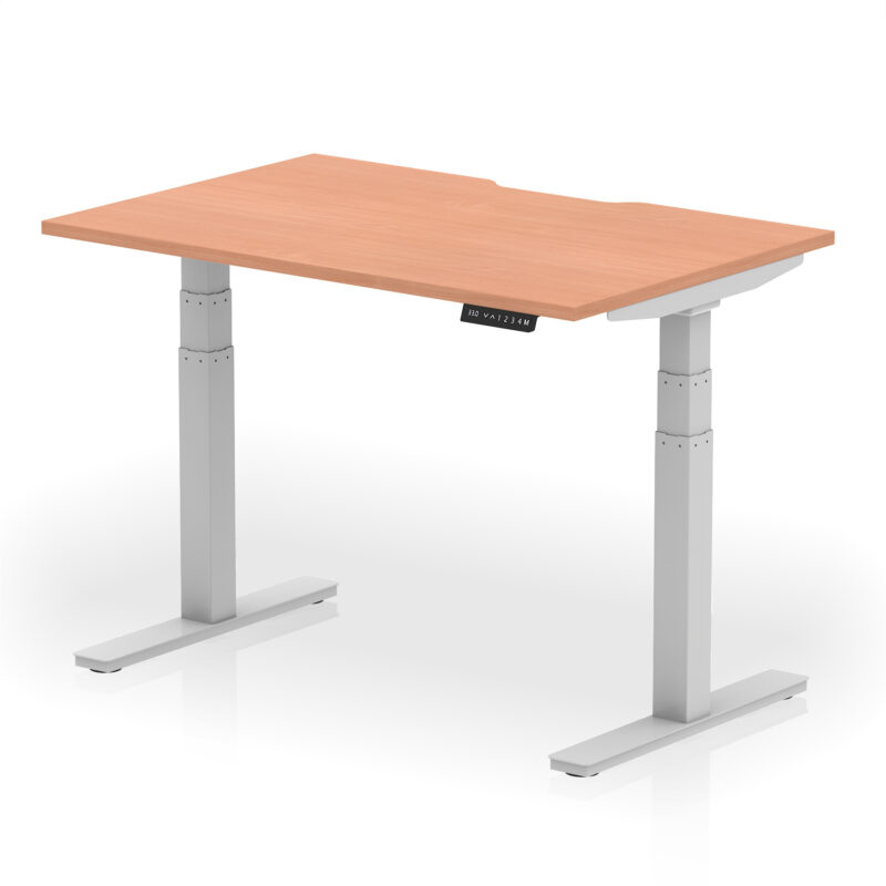 Breeze Scalloped Edge Height Adjustable Office Desk - Image 2