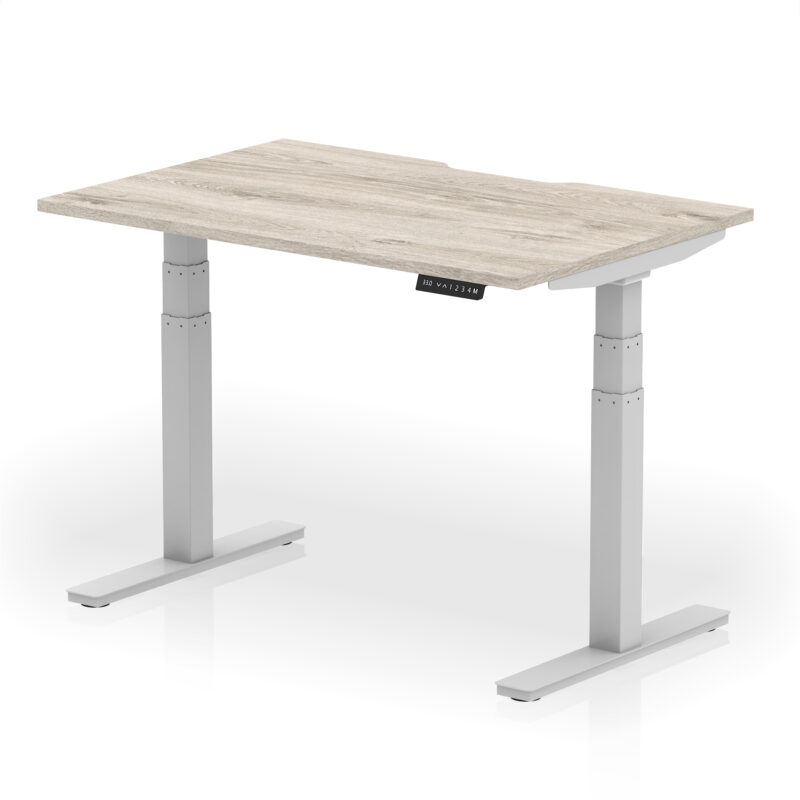 Breeze Scalloped Edge Height Adjustable Office Desk - Image 5