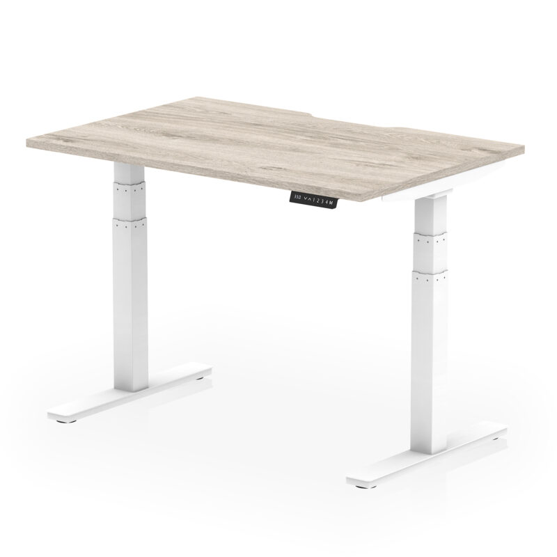 Breeze Scalloped Edge Height Adjustable Office Desk - Image 6